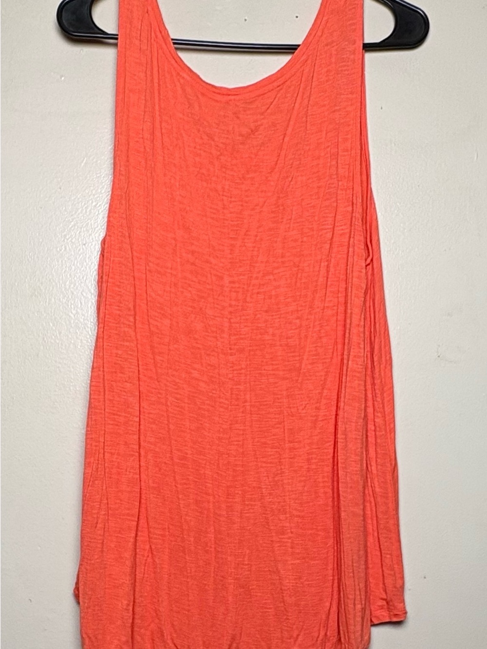 Old Navy Coral-Orange Scoop Neck dress